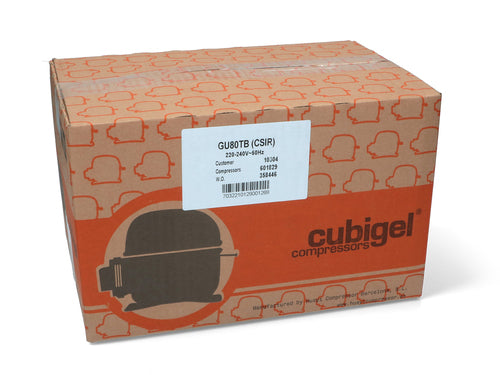 COMPRESSORE CUBIGEL GU80TB R134A HMBP 8,10CC