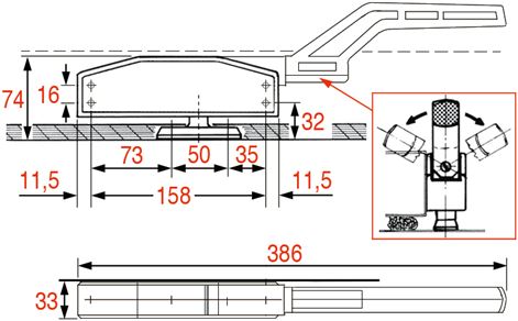 MANIGLIA CELLA DX-SX 1825