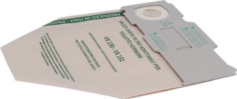 SACCHETTI CARTA VK130/VK131 RICAMBIO PLUS SCATOLA 6 PZ